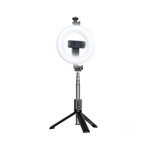 XO SS12 Bluetooth štap za selfie (Crna) – ugrađen svjetlo, tripod funkcija, 95 cm, GoPro i drugi s uređajima kompatibilan