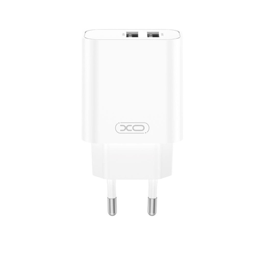 XO CE34 zidni punjač 2×USB 2.4A (Bijela)