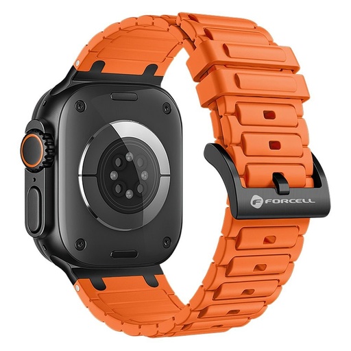 Forcell F-Design FA06 silikonski remen Apple Watch 38 / 40 / 41 mm (Narančasta)
