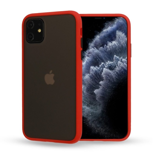 Apple iPhone 11 Vennus color button zaštitna maskica (Crvena)