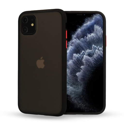 Apple iPhone 11 Vennus color button zaštitna maskica (Crna)