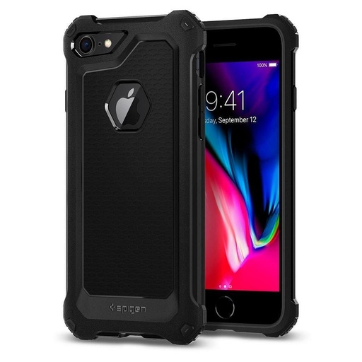 Apple iPhone 7 / iPhone 8 / iPhone SE 2020 / iPhone SE 2022 Spigen Rugged armor otporan na udarce futrola (Crna)
