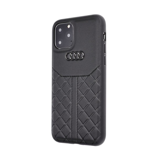 Apple iPhone 11 AUDI leather premium zaštitna maskica (Crna) - AU-TPUPCIP11R-Q8/D1-BK