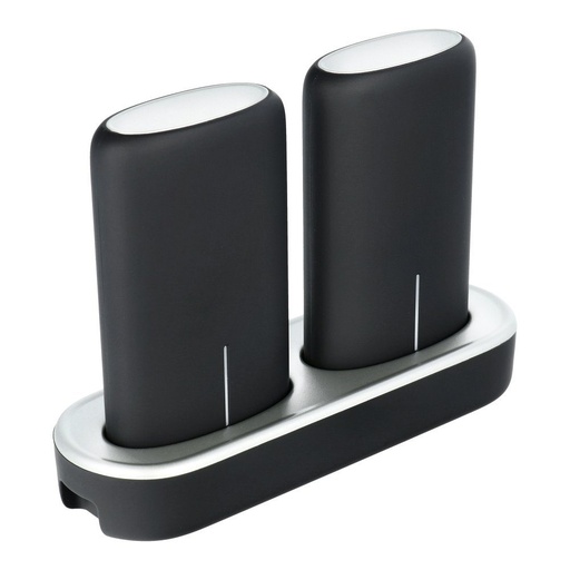 power bank, 5000 mAh, dok stanica, 2db, crna