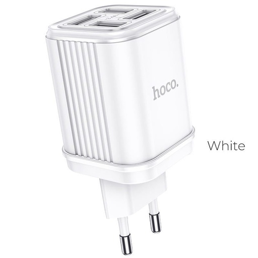 Hoco C84A mrežni punjač (4 USB port), 5V 3,4A, bijela