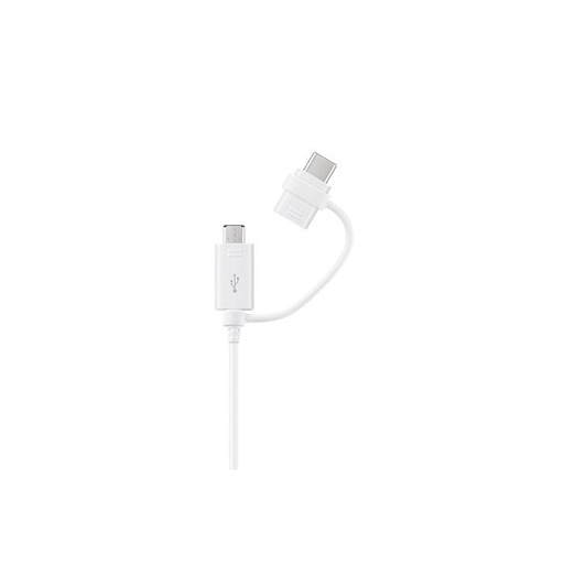 Samsung MicroUSB + USB-C 2in1 podatkovni kabel 1.5 m (Bijela)