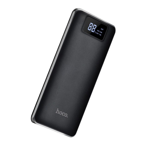 Hoco B23A power bank, 15000 mAh, LED indikator stanja, LED svjetiljka, 2 USB port, crna