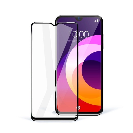 Apple iPhone 12/12 Pro Keramika zaštitno staklo, proziran (crna okvir)