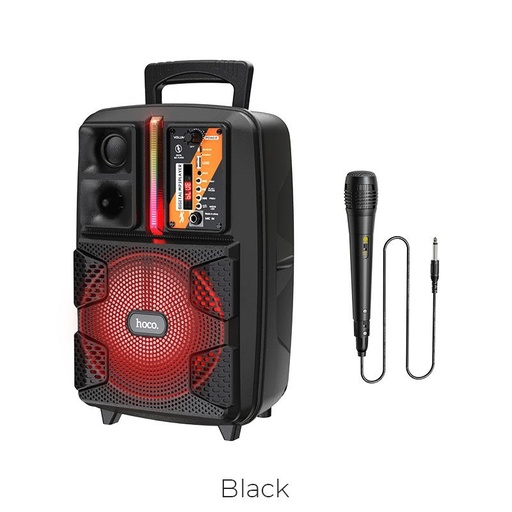Hoco BS37 bežični zvučnik, BT V5.0, BT, FM, USB, AUX, TWS playback, 1800mAh, crna