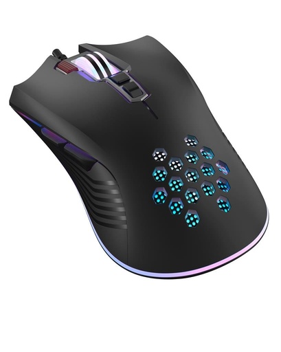XO M3 žičani miš (Crna) – USB priključak, RGB osvjetljenje, „Wolf” dizajn