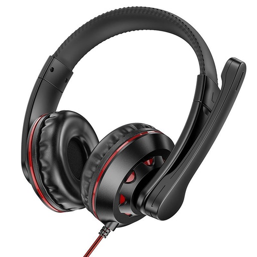 Borofone BO102 slušalice, 1.2m, crvena
