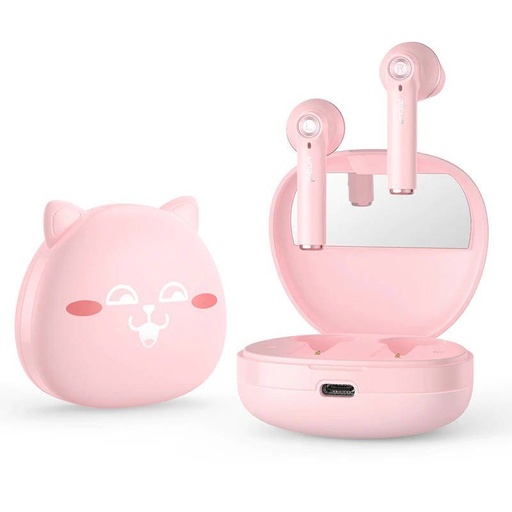 Picun HI CAT bežični headset, BT 5.0, ružičasta