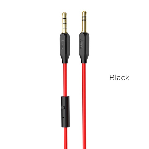 Hoco UPA12 AUX kabel s mikrofonom, crna