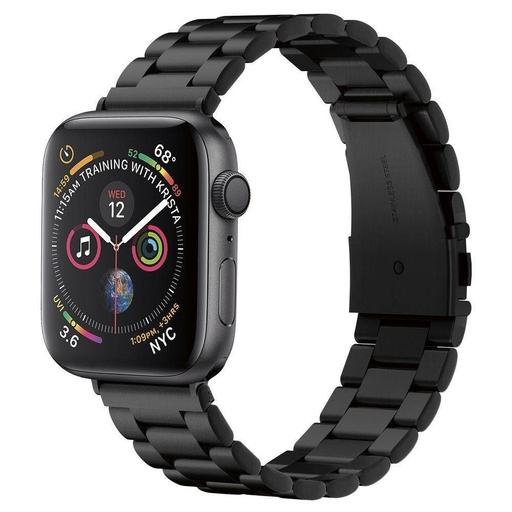Apple Watch Series 1/2/3/4/5/6(42/44mm) Spigen moderan fit nehrđajući čelik remen, crna