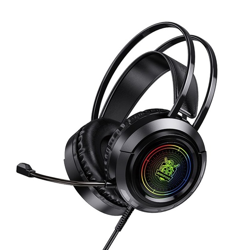 Borofone BO103 gamer slušalice,s mikrofonom, USB-A+USB-A+ 3.5mm s priključkom, led sa svjetlom, crna