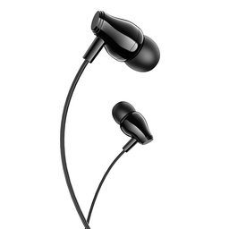 Borofone BM61 žičani headset, 3.5mm jack s priključkom, crna