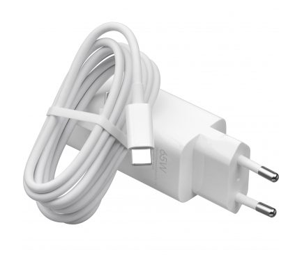 Xiaomi MDY-12-EU mrežni brzi punjač (QC + PD priključak), PD type-C kabel, bijela