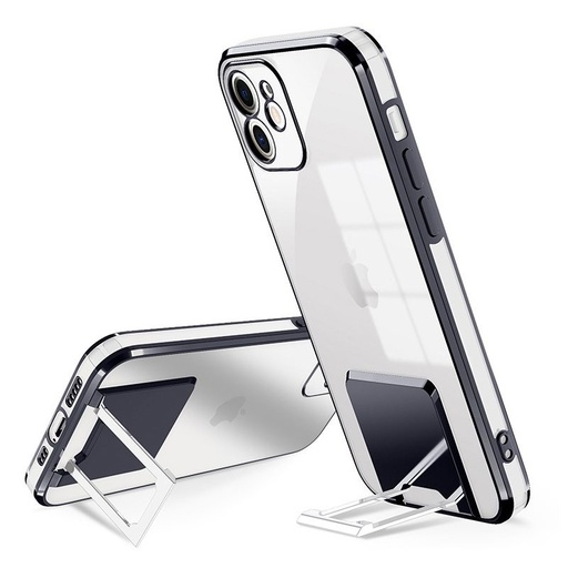 Apple iPhone 7/8/SE 2020/SE 2022 luxury s osloncem zaštitna maskica (Crna)