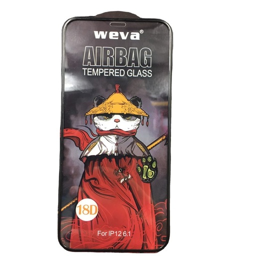 Samsung Galaxy A53 Weva airbag premium zaštitno staklo, proziran (crna s okvirom)