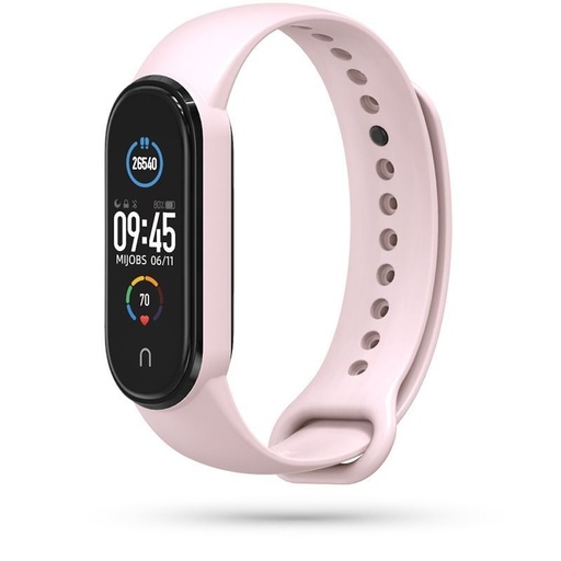 Xiaomi Mi Band 5/6/6NFC Tech Protect Iconband silikonski remen, ružičasta
