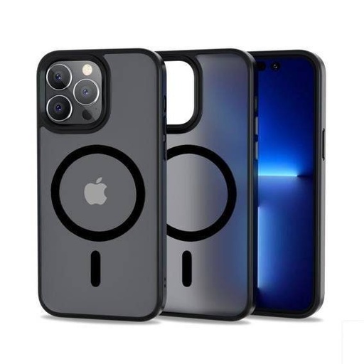 Apple iPhone 14 Pro Max Tech Protect Magmat magsafe zaštitna maskica (Fekete-matt)