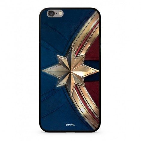 Apple iPhone 7 / iPhone 8 / iPhone SE 2020 / iPhone SE 2022 Marvel Captain Marvel 022 staklo zaštitna maskica (Crna)
