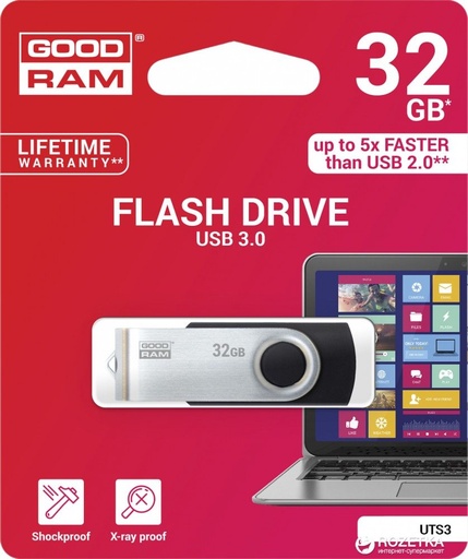 Goodram 32GB USB 3.0 pendrive, Crna