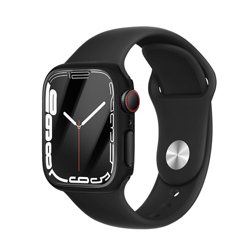 Apple Watch 7/Watch 8 41mm Hoco WS3 Shadow futrola ugrađen sa zaštitnim staklom (Crna)