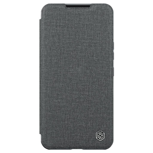Samsung Galaxy S23 Plus Nillkin Qin cloth pro sa zaštitom kamere tkanina preklopna futrola (Siva)
