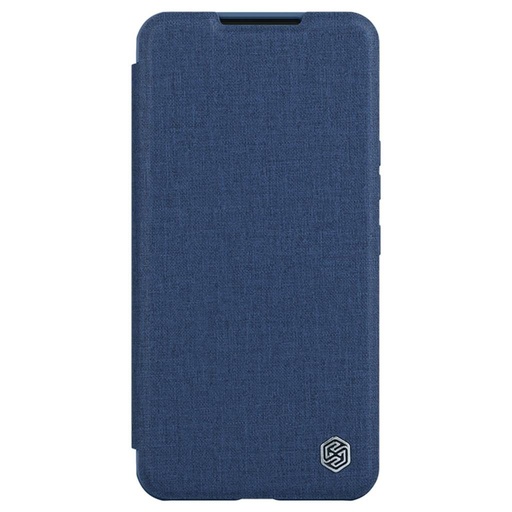 Samsung Galaxy S23 5G Nillkin Qin cloth pro sa zaštitom kamere tkanina preklopna futrola (Plava)