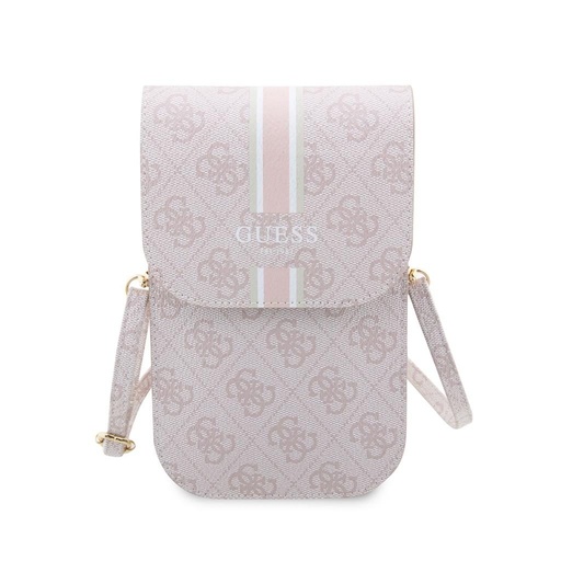Guess 4G Printed Stripe Phone Bag (Ružičasta) - GUWBP4RPSP