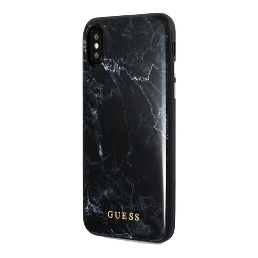 Apple iPhone X / XS Guess Marble futrola (Crna) - GUHCPXHYMABK