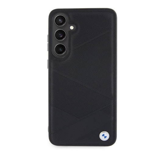 Samsung Galaxy S24+ BMW Signature Leather futrola – Metal Logo (Crna) - BMHCS24M23RCGPK