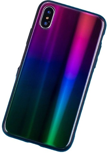 Apple iPhone 7 / iPhone 8 / iPhone SE 2020 / iPhone SE 2022 ombre staklo zaštitna maskica (Plava - Ljubičasta)